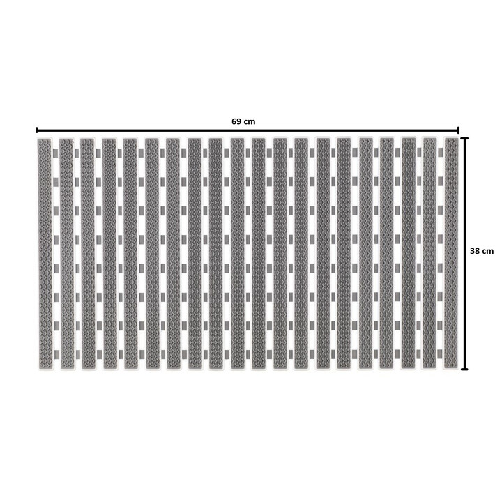 Liukastumista estävä kylpyhuoneen matto 69 x 38 cm