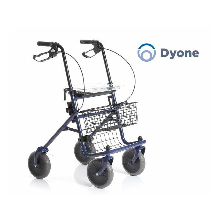 Tukeva rollaattori säädettävillä kahvoilla