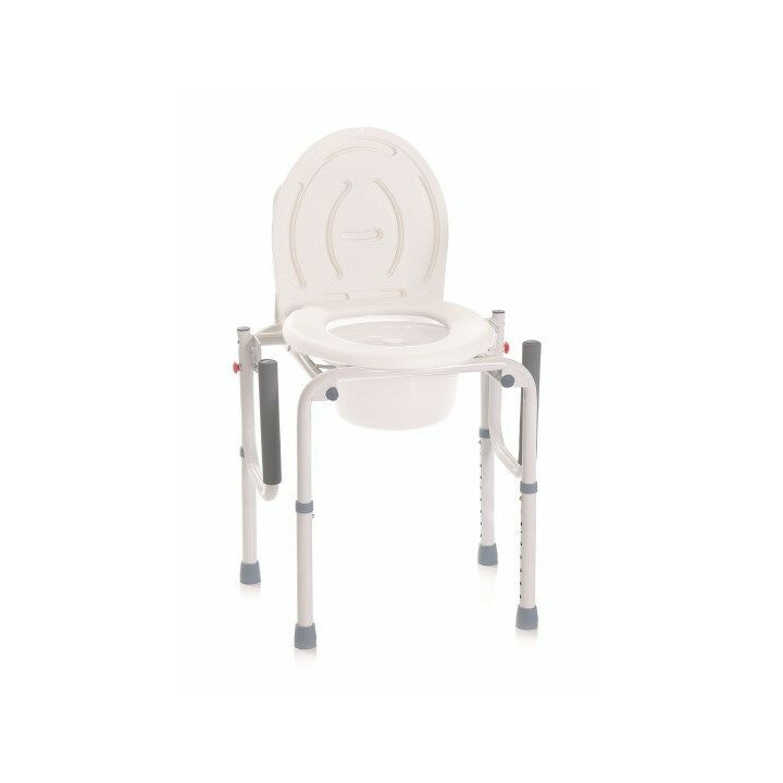 Monipuolinen wc-tuoli ja suihkuistuin säädettävällä korkeudella 4-in-1