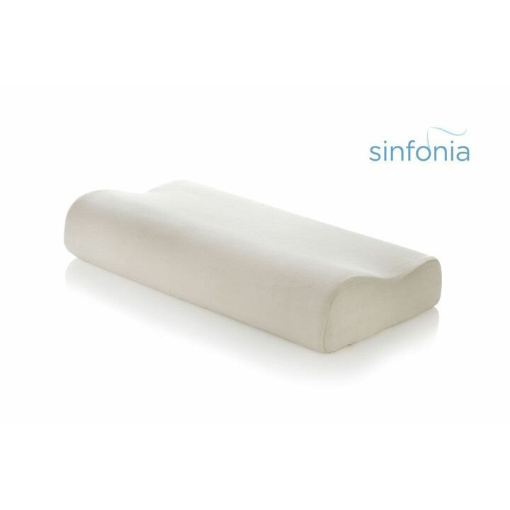 Ergonominen muistivaahtokaulatyyny niska- ja hartiakipuun irrotettavalla päällisellä