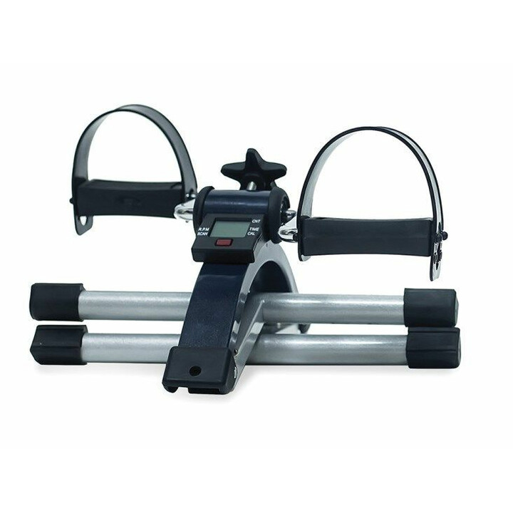 Taittuva pedaaliharjoituslaite kuntoiluun ja kuntoutukseen säädettävällä vastuksella