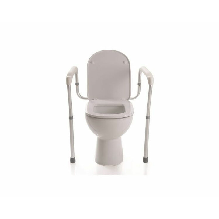 Säädettävä wc-tukikaide alumiininen liukumaton tukeva kylpyhuoneeseen