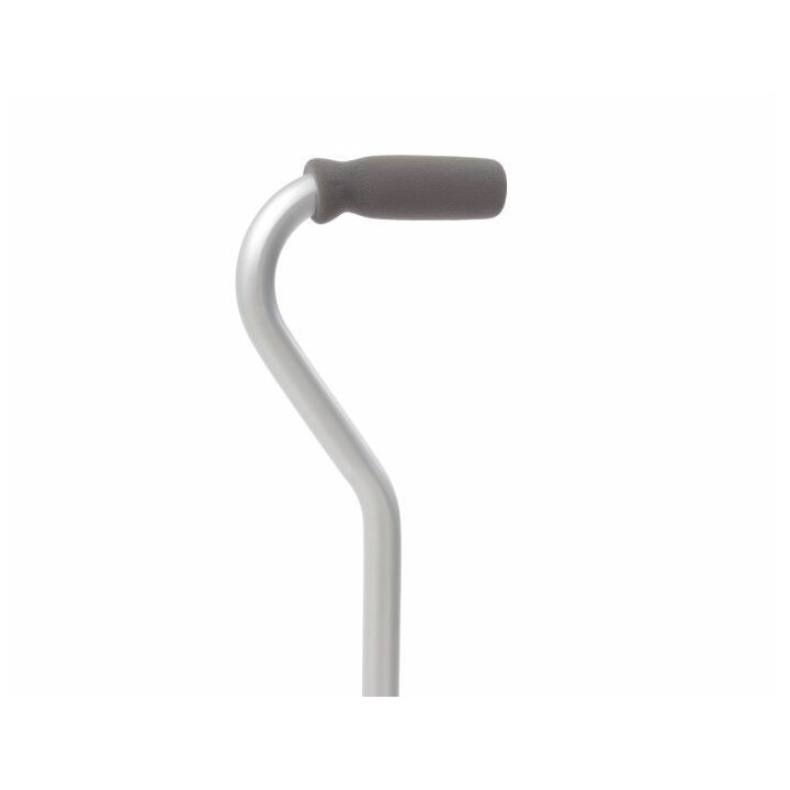 Kolmijalkainen säädettävä kävelykeppi avoimella kahvalla alumiinista