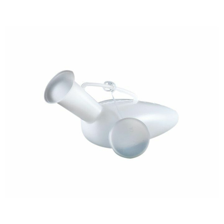 Miesten virtsapullo 1L kannella hygieeninen vuotamaton lääketieteellinen