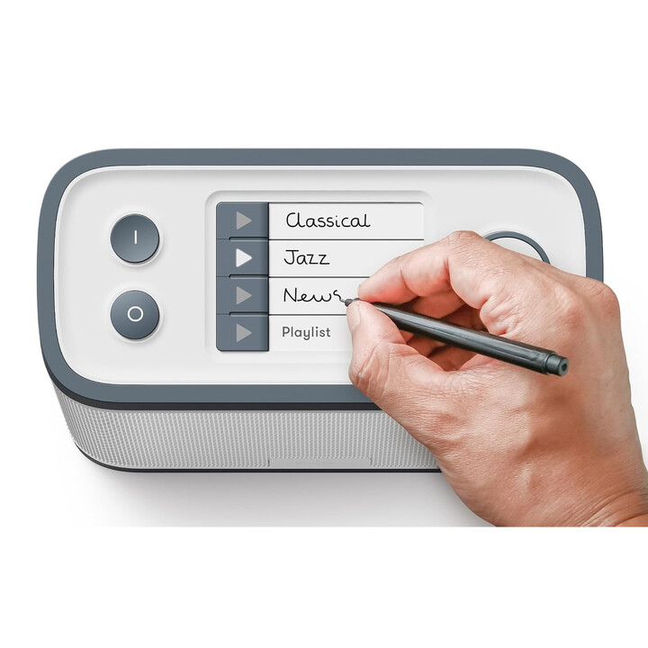 Helppokäyttöinen fm radio ja usb musiikkisoitin seniorille