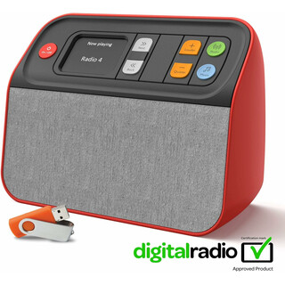 Kaikille käyttäjille sopiva radio- ja musiikkisoitin