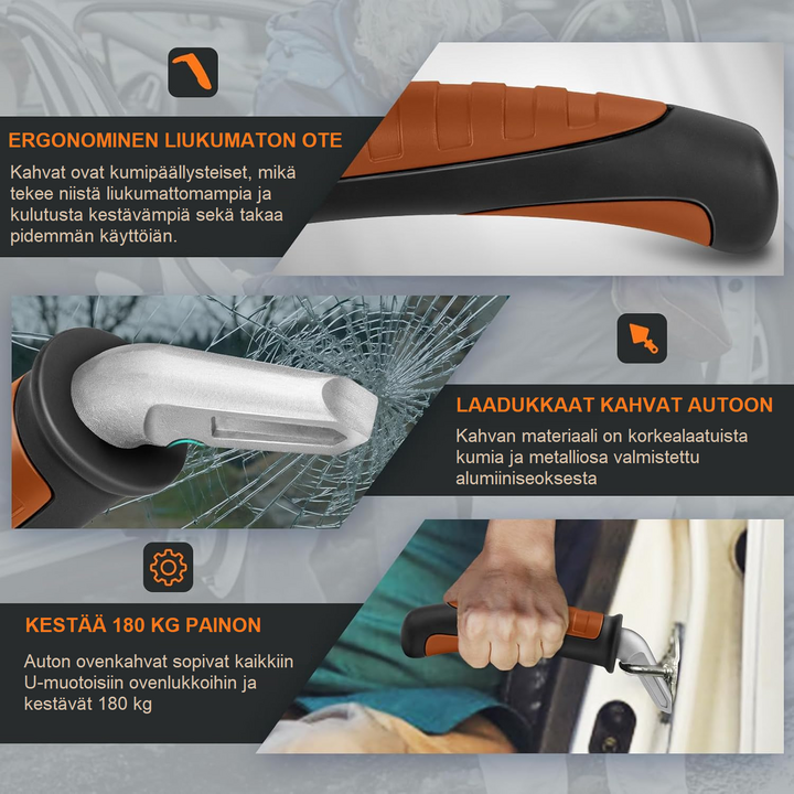 Auton tukikahva sisään- ja ulosnousuun