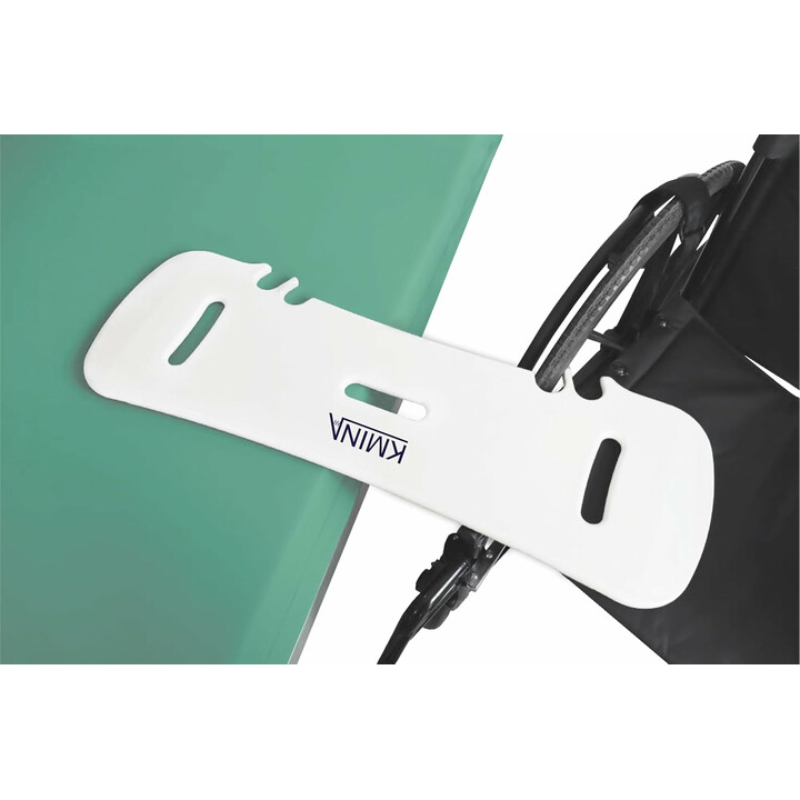 Monikäyttöinen siirtolauta rullatuoliin, autoon ja sängylle