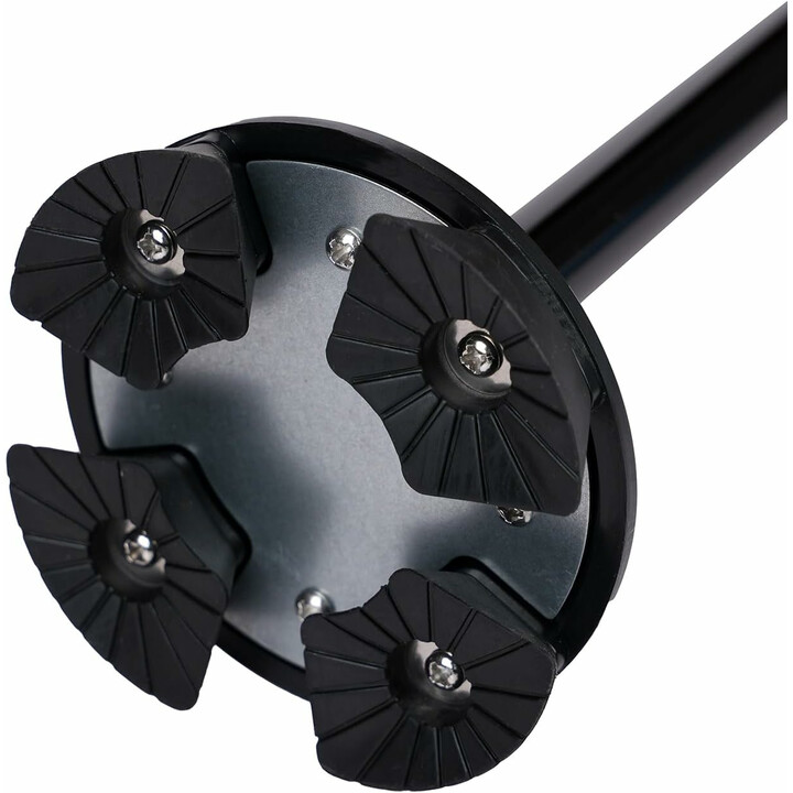 Kävelykeppi, jossa LED-valo, hälytys ja nelipäinen turvallinen pohja