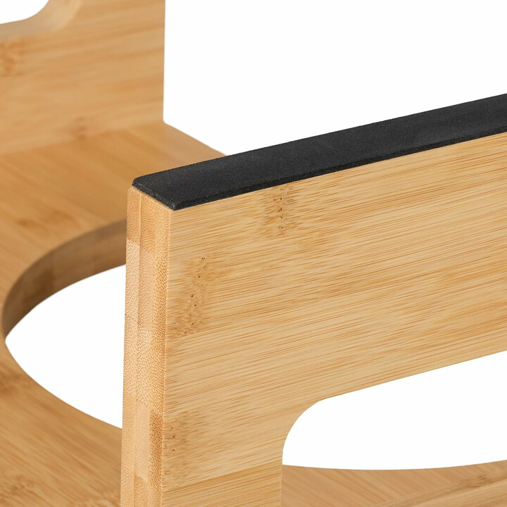 Bambusta valmistettu wc-koroke luonnolliseen kyykkyasentoon