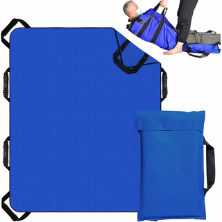 Kestävä siirtokangas vuoteesta siirtoon 8 kahvaa pestävä ja liukumaton