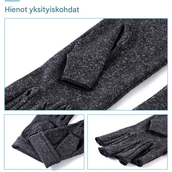 Kompressiokäsineet nivelrikon ja käsikipujen hoitoon