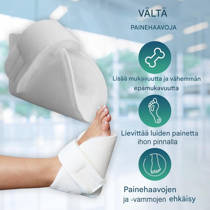 Ortopedinen kantapäätyyny painehaavojen ehkäisyyn (2 kpl)
