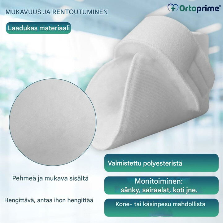 Ortopedinen kantapäätyyny painehaavojen ehkäisyyn (2 kpl)