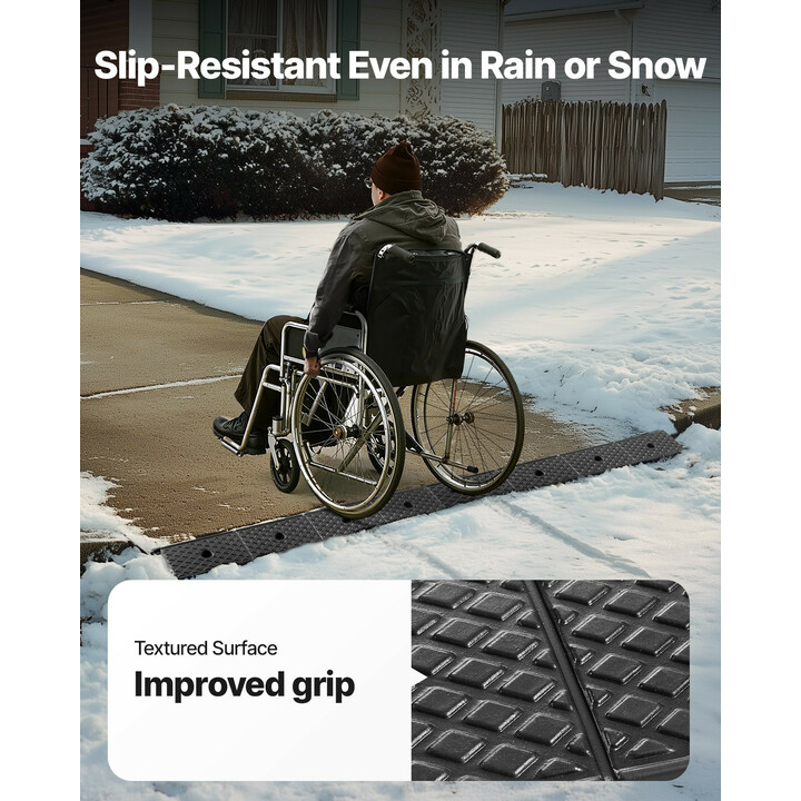 Kumikynnyssilta 2 kpl, 50,8 mm nostokorkeus, 15 t kantavuus, vedenpoistokanava, malli 38659LG3