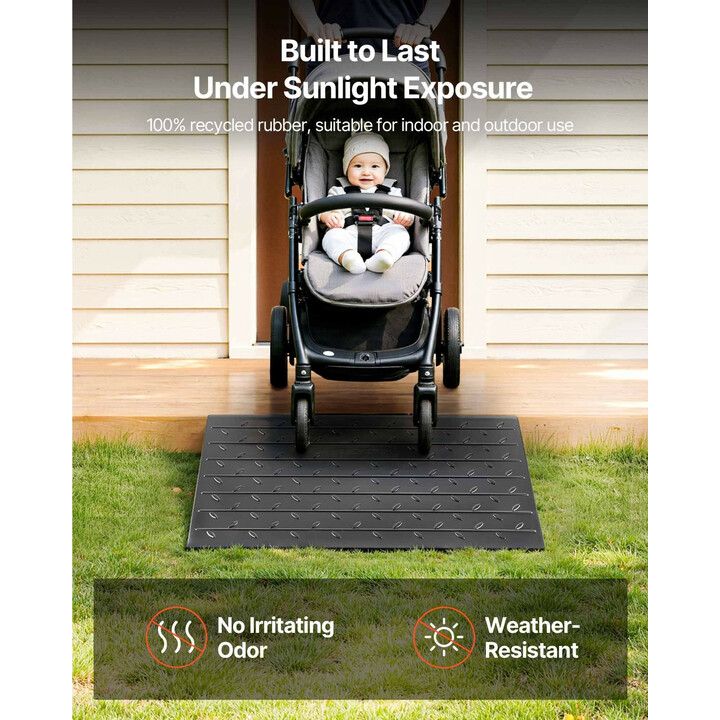 Kuminen kynnyssilta 10 cm ovikynnysramppi 3 kaapelikanavaa 1000 kg musta