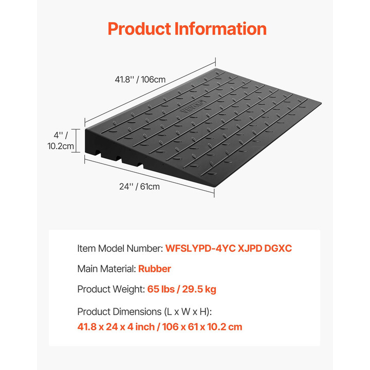 Kuminen kynnyssilta 10 cm ovikynnysramppi 3 kaapelikanavaa 1000 kg musta