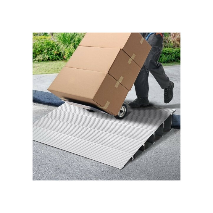 Kynnysramppi 12,7 cm modulaarinen alumiini 362,8 kg pyörätuoleille ja skoottereille