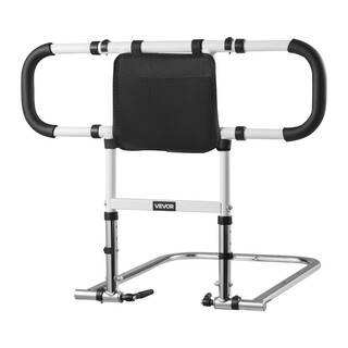 Sängynlaita säädettävä taittuva hiiliteräsrunko polyuretaanipinnoitettu kahva kantavuus 136 kg eri sänkymitoille