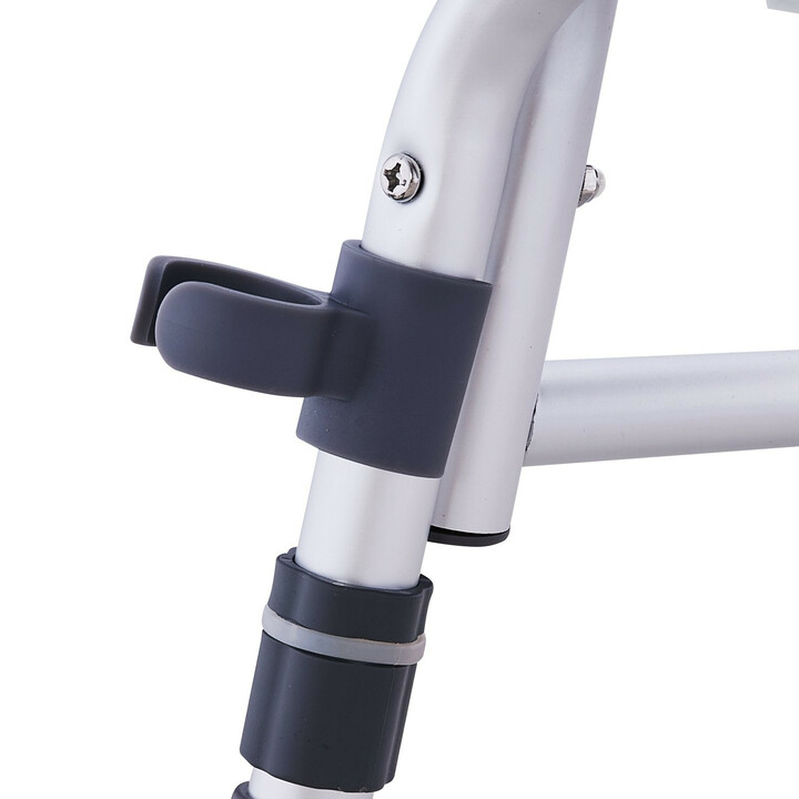 Ammeen siirtoistuin FBL630238, säädettävä kylpyammeen siirtymätuoli U-suihkuverhosuojalla, 180 kg kantavuus