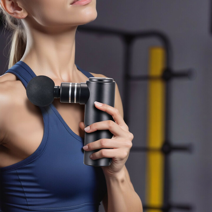 Hierontavasara syväkudoshierontaan BOOSTER MINI, 4 nopeustasoa, 4 hierontapäätä, 12V 2500mAh akku