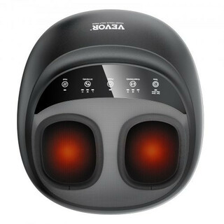 Sähköinen jalkahieroja lämmityksellä syvävaikutteinen rullaus shiatsu kompressio ajastimella sopii kengänkokoon 12