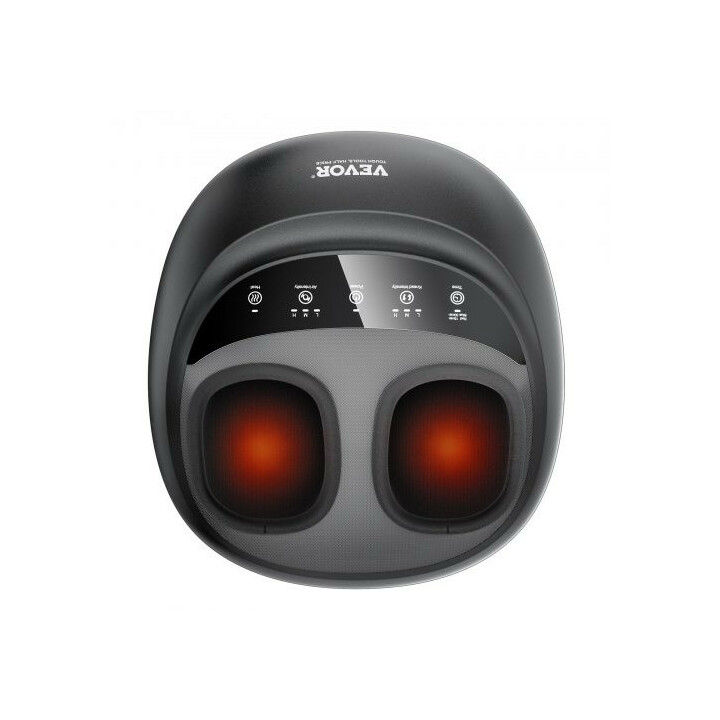 Sähköinen jalkahieroja lämmityksellä syvävaikutteinen rullaus shiatsu kompressio ajastimella sopii kengänkokoon 12