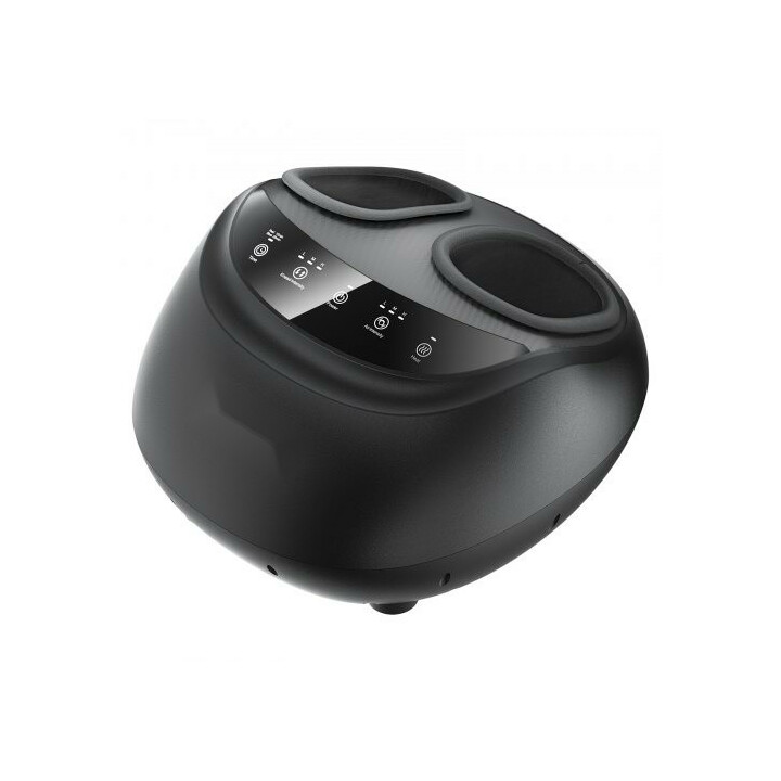 Sähköinen jalkahieroja lämmityksellä, shiatsu-, rullaava ja kompressiohieronta, ajastin, MD-50230A