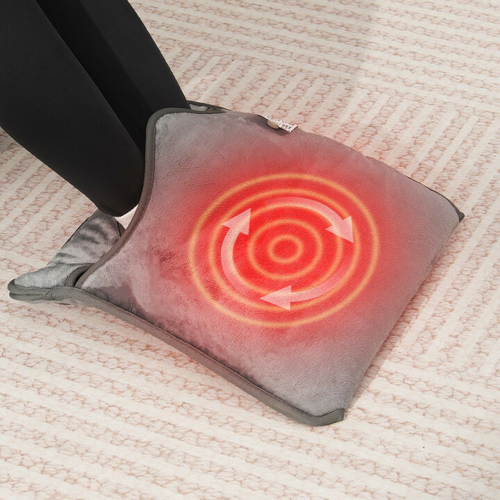 Sähköinen jalkalämmitin FT-1616, kaksipuolinen, 6 lämpötasoa, ajastin 30–120 min, 390 x 380 mm