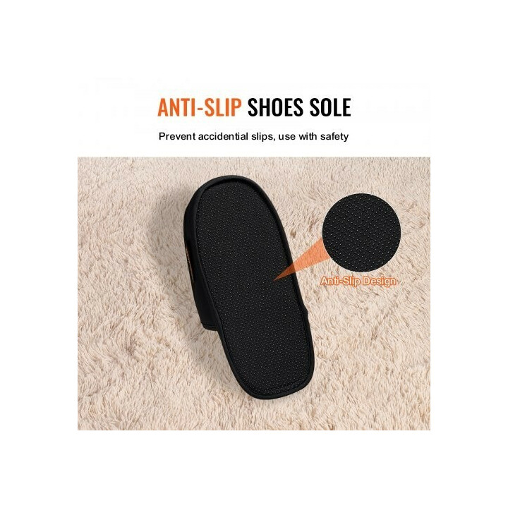 Punavaloterapiajalkakenkä PLR-100, 660 nm + 850 nm, 120 LED, 10/40 Hz pulssitila, musta