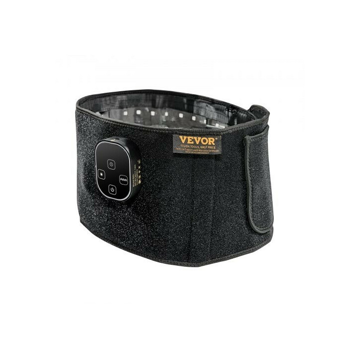 Punavalovyö BRL-1180 660nm+850nm lihasrentoutukseen vyötärölle, selälle, niskalle ja hartioille, musta