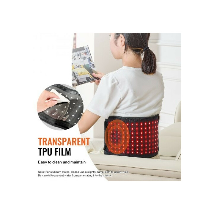 Punavalovyö vyötärölle 660nm + 850nm, 112 LED, tärinä, ajastin, langaton BRL-1150