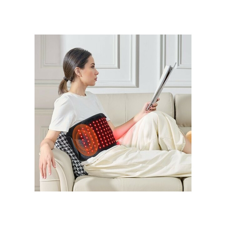 Punavalovyö vyötärölle 660nm + 850nm, 112 LED, tärinä, ajastin, langaton BRL-1150