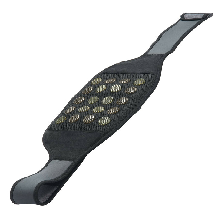 Neopreeninen kaukolämpövyö hiilikuitulämmityksellä 10 jadekiveä ja 10 turmaliinikiveä vyötärölle