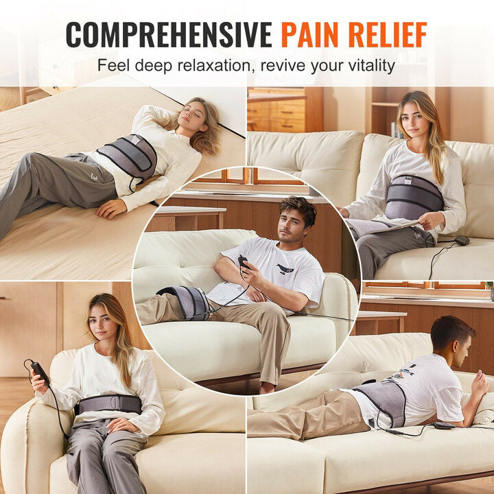 Kaukolämpöön perustuva lämpövyö 10 jade- ja 10 turmaliinikivellä, säädettävä lämpötila 39–71 °C, H23Y1