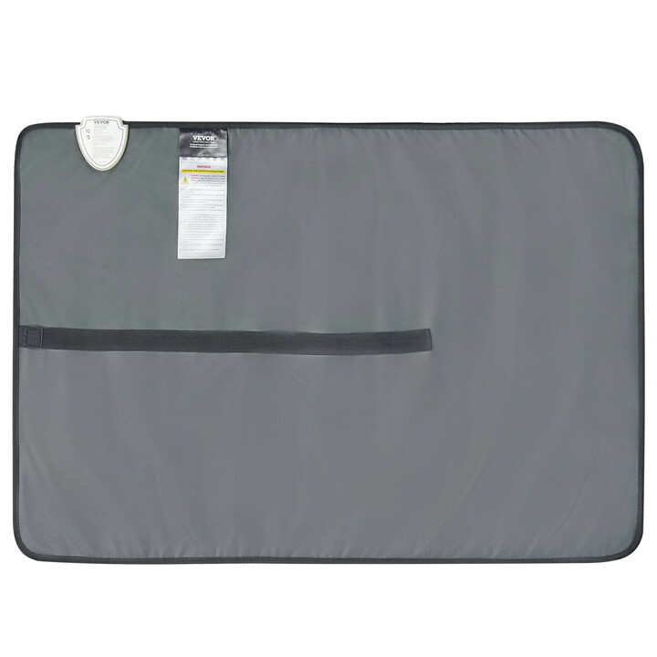 Kauko infrapunalämpötyyny 108 jade kiveä ja 42 turmaliinikiveä keskikoko 800 x 557 mm selälle