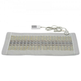 Kaukoinfrapunainen selän lämpötyyny PU nahka 132 jadekiveä 54 turmaliinikiveä 1000 x 550 mm