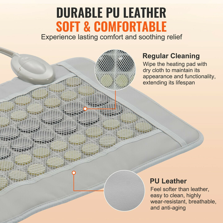 Infrapuna lämpötyyny H11S2 jaden ja turmaliinin kivillä 607 x 400 mm