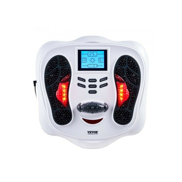 Jalkojen verenkiertoa stimuloiva EMS TENS -laite AST-300D, hierontarulla ja elektrodityynyt