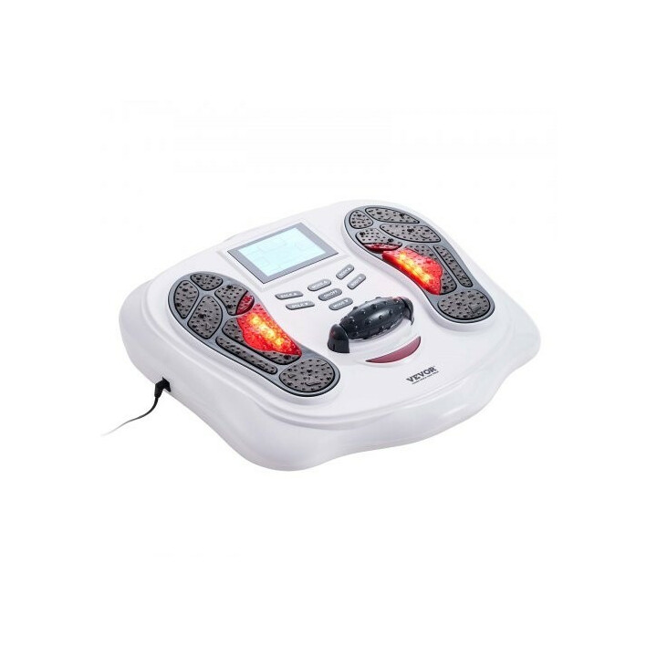 Jalkojen verenkiertoa stimuloiva EMS TENS -laite AST-300D, hierontarulla ja elektrodityynyt