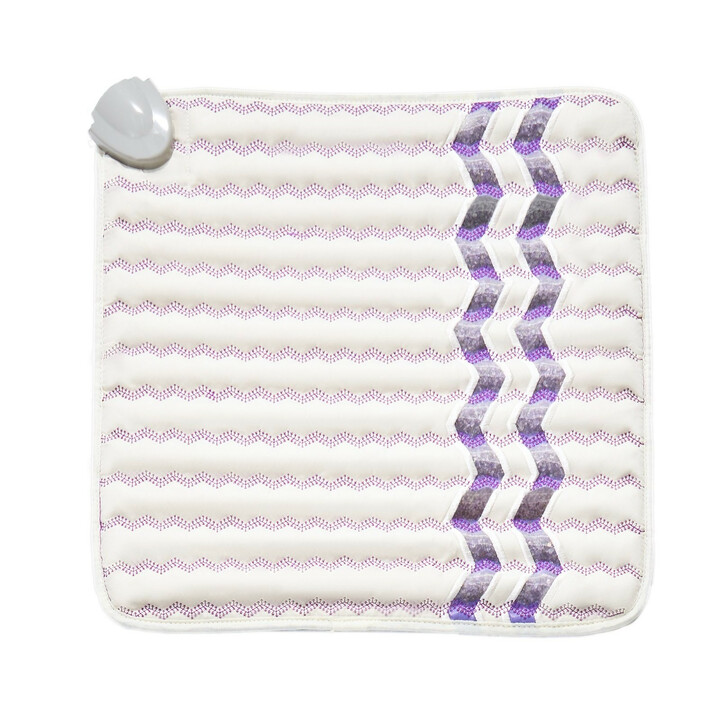 Kaukoinfrapunalämpötyyny ametistikivillä 46 x 46 senttimetriä selälle