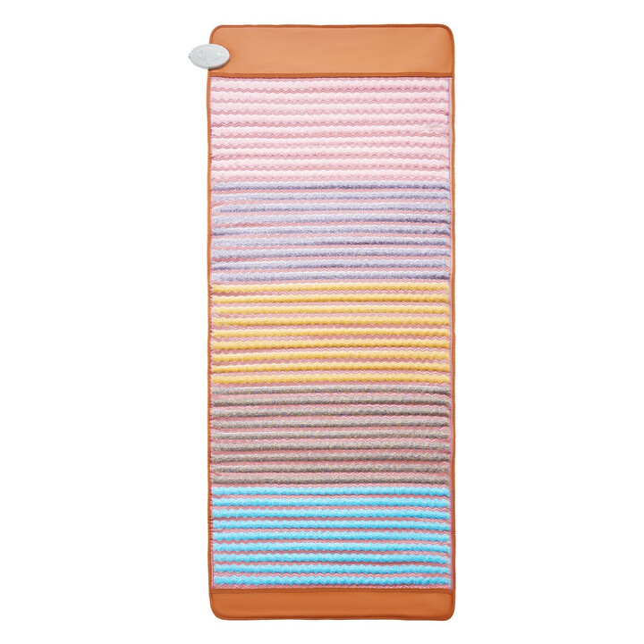 Kaukoinfrapuna lämpömatto koko keholle, 5 luonnollista kristallikiveä, ametistilämpömatto, säädettävä lämpötila, ajastin