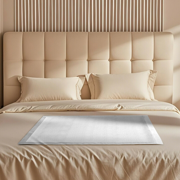 Kertakäyttöiset alusliinat 610 x 915 mm, 5-kerroksinen suoja, inkontinenssialusta vuoteeseen ja sohvalle, 70 kpl