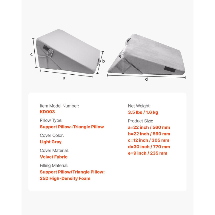 Kiilatyyny KD003, vaaleanharmaa samettipäällinen, korkeatiheyksinen vaahto, 560 x 560 x 305 mm