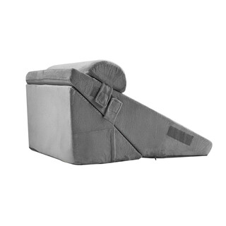 Kiilatyynysetti 3 osainen tummanharmaa samettipäällisellä vaahtomuovi ja geelimuistivaahto 560 mm