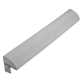 Sängynpäätytyyny 25D vaahto 1930x200x152 mm harmaa sivutaskulla liukumaton pohja