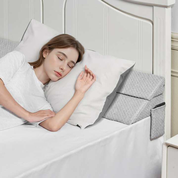 Sängynpäädyn ja patjan välin täytepäätytyyny 1524 x 245 x 152 mm, 25D vaahto, harmaa