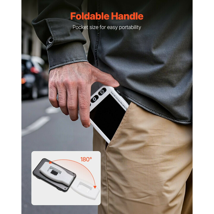 Digitaalinen suurennuslaite heikkonäköisille 5" LCD 2–48x 13 MP YS012