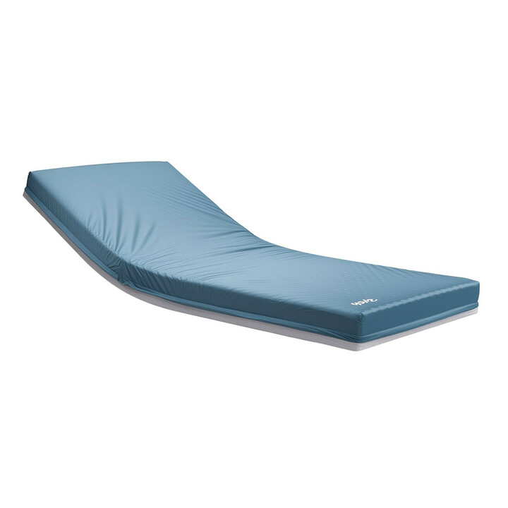Sairaalasängyn patja LSS002, kolmivyöhykkeinen vaahtomuovi, vedenpitävä päällinen, 2030 x 914 x 153 mm, 159 kg kantavuus