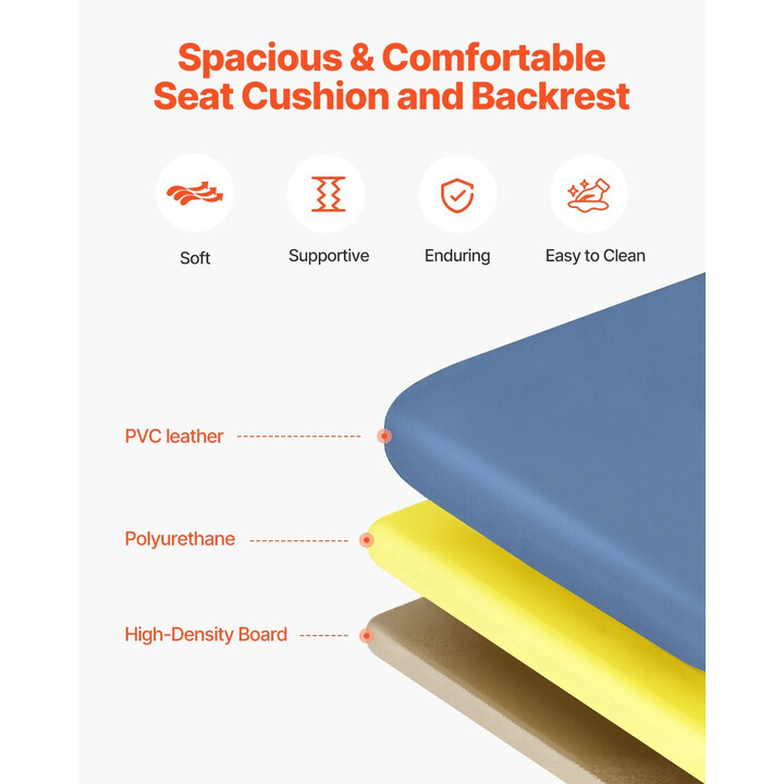 Geriatrinen lepotuoli D574-BR, 3-asentoinen, pyörillä, sininen istuin, irrotettava tarjotin, sairaala- ja hoivakäyttöön